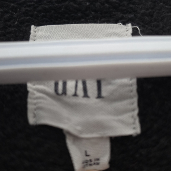 Gap Vintage Soft Full Zip Black Hoodie Large Mens - Picture 4 of 5